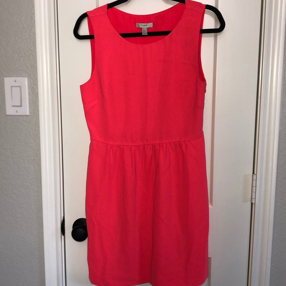 J. Crew Coral Sleeveless Dress
